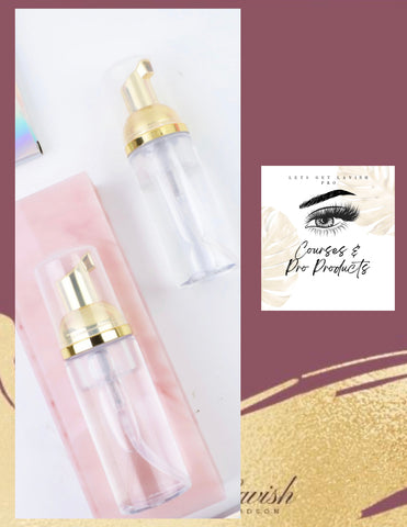 Lets Get Lavish  Luxury Lash and Brow foaming Cleanser